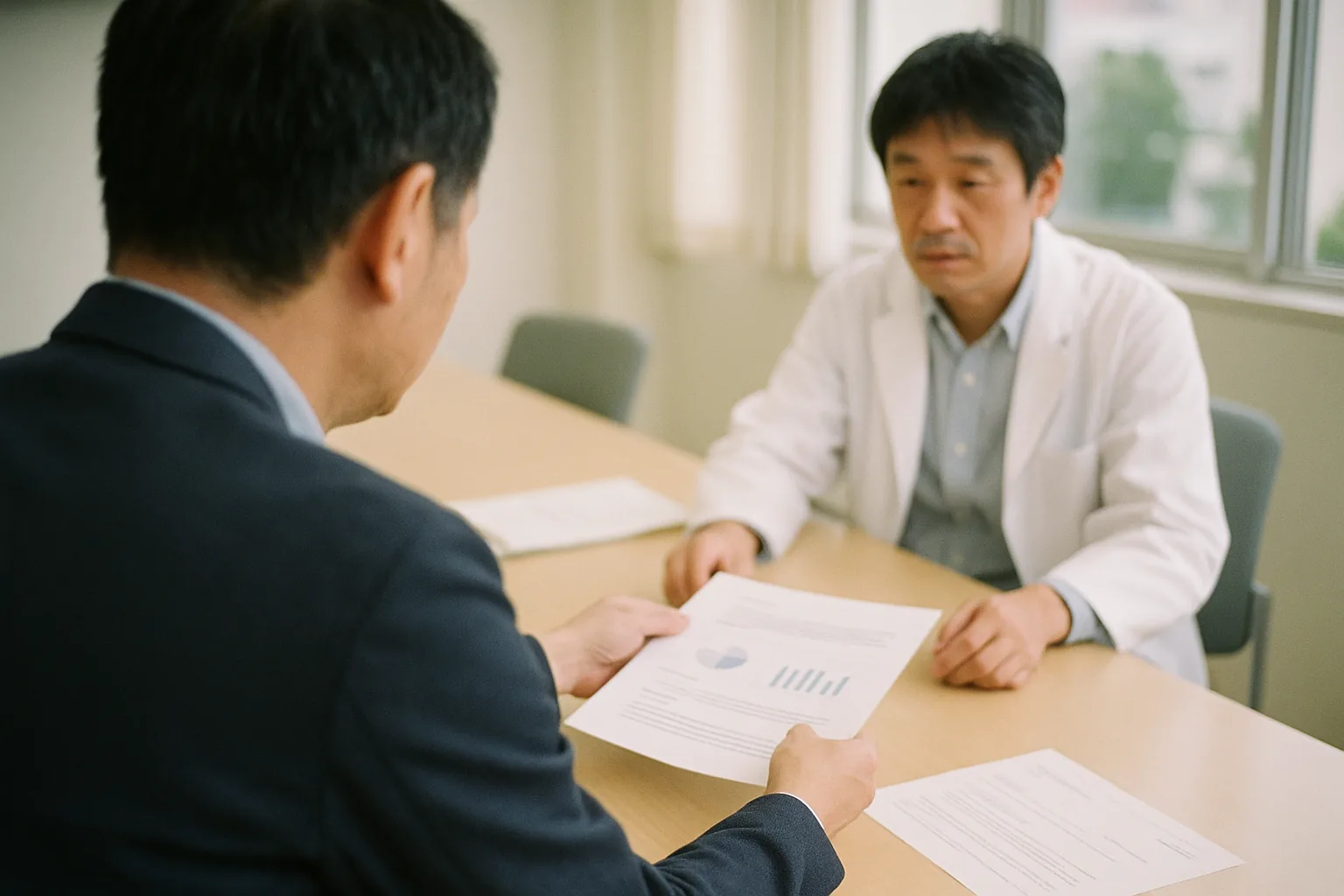 ご担当者への提案の様子